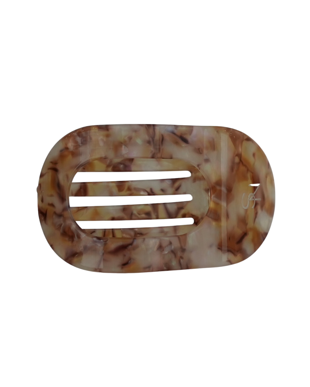 Pince à cheveux plate -  Écaille multicolore