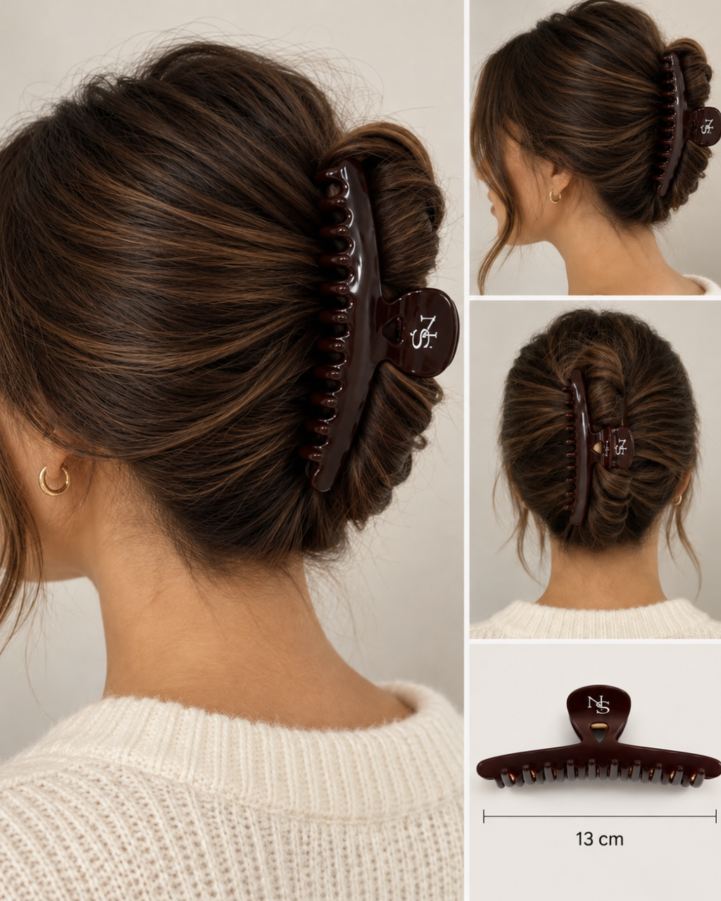 Pince compacte cheveux fins - Espresso