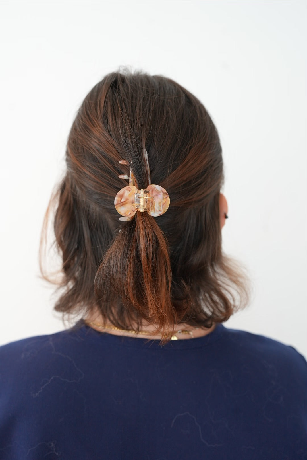 Pince compacte cheveux fins - Écaille multicolore