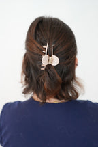 Pince compacte cheveux fins - Rose poudré
