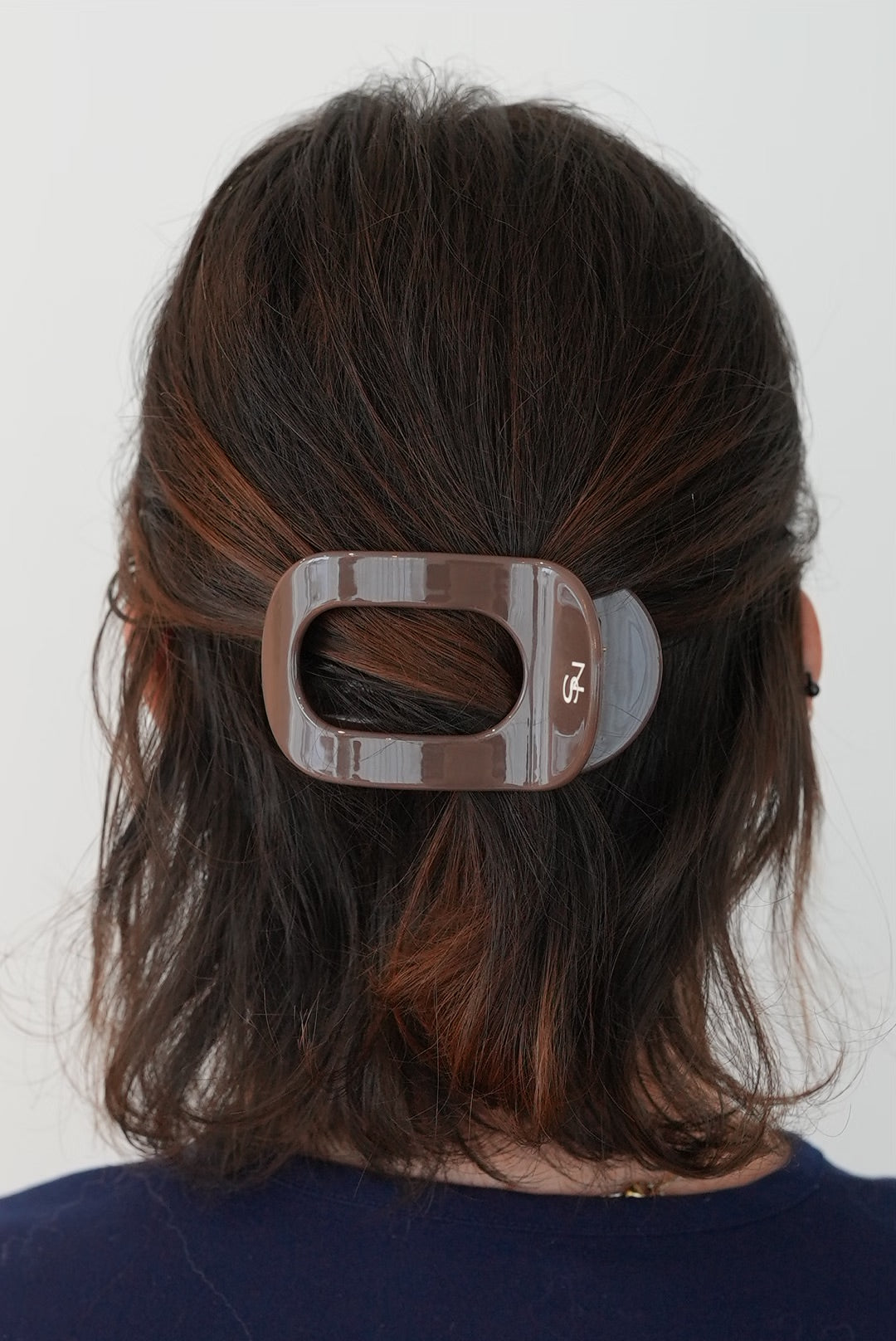 Pince à cheveux plate - Espresso profond
