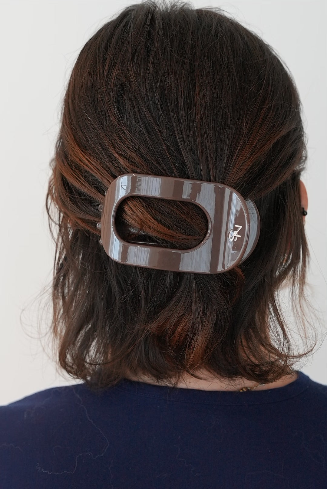Pince à cheveux plate - Espresso profond