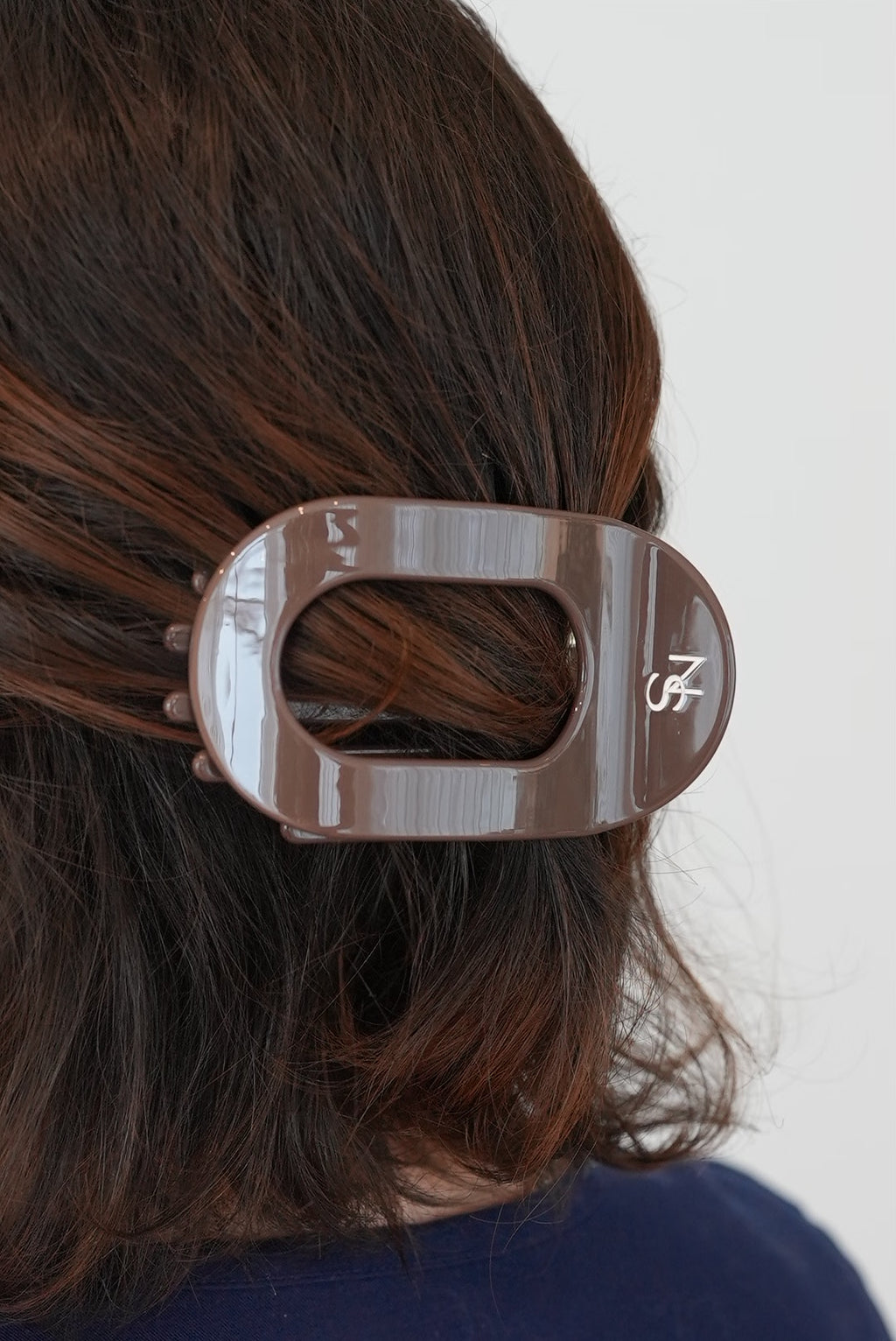 Pince à cheveux plate - Espresso profond
