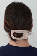 Pince à cheveux plate - Rose poudré