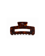 Pince rectangulaire - Écaille espresso