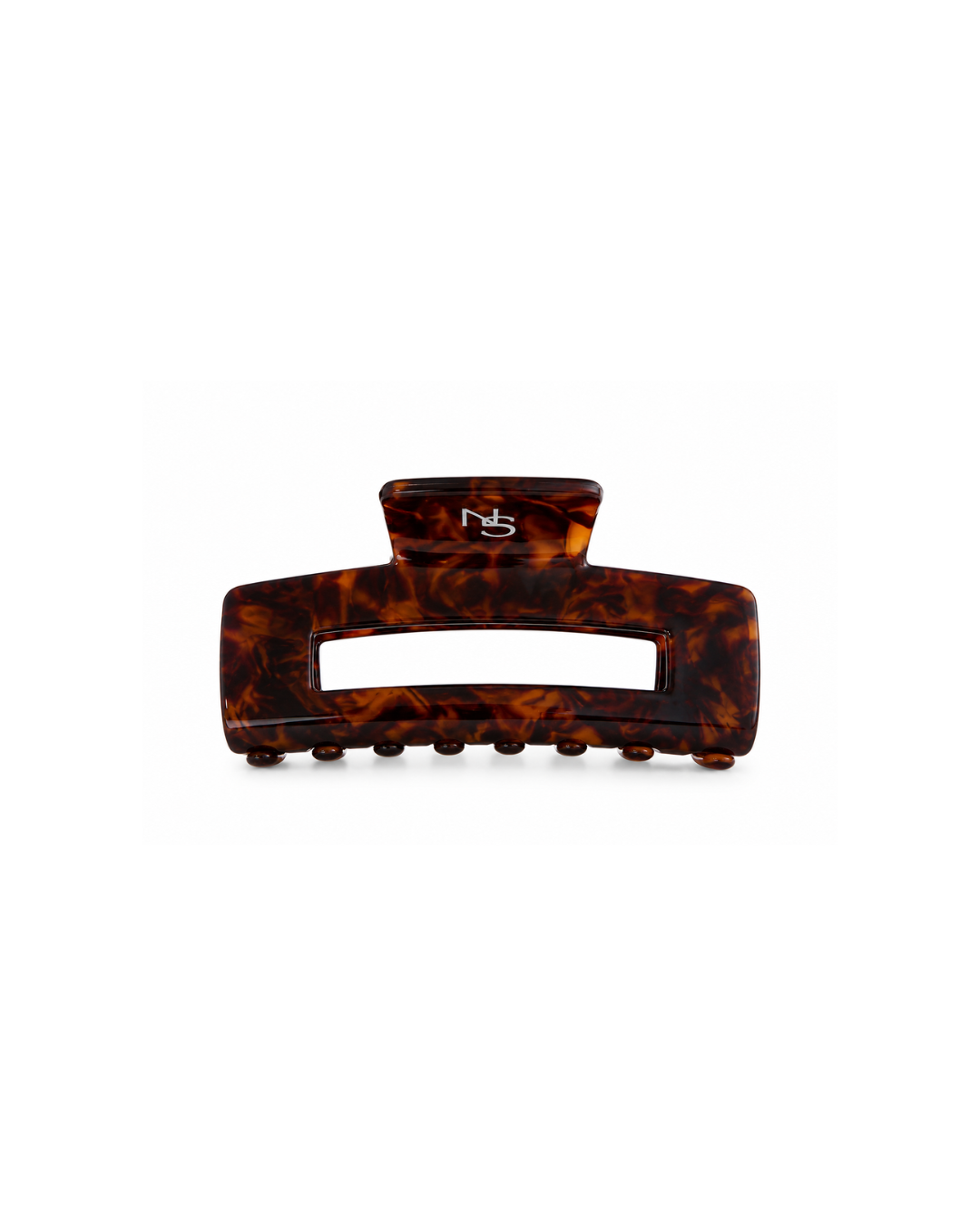 Pince rectangulaire - Écaille espresso
