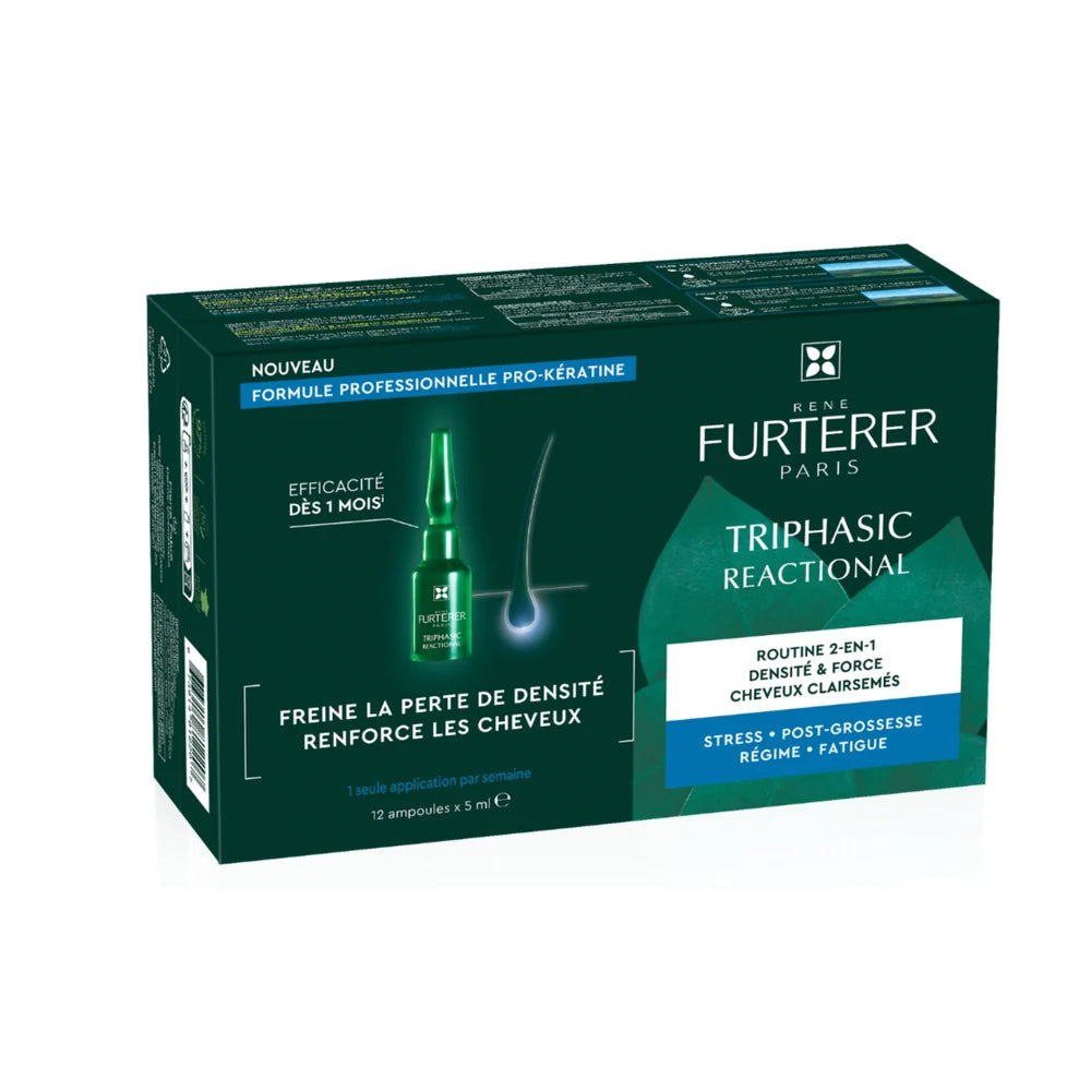 René Furterer Triphasic Reactional Traitement Antichute Réactionnelle - 12 X 5 ml